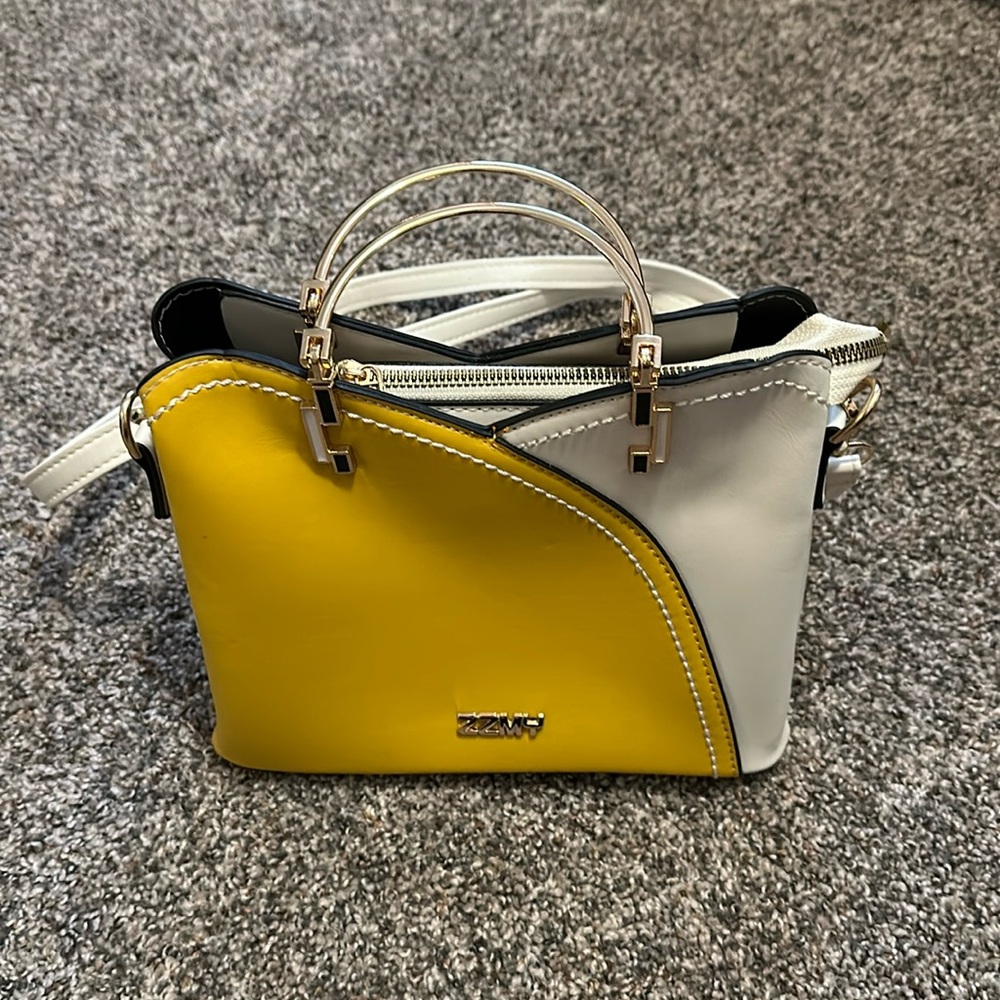 ZZMY Yellow/Cream Crossbody